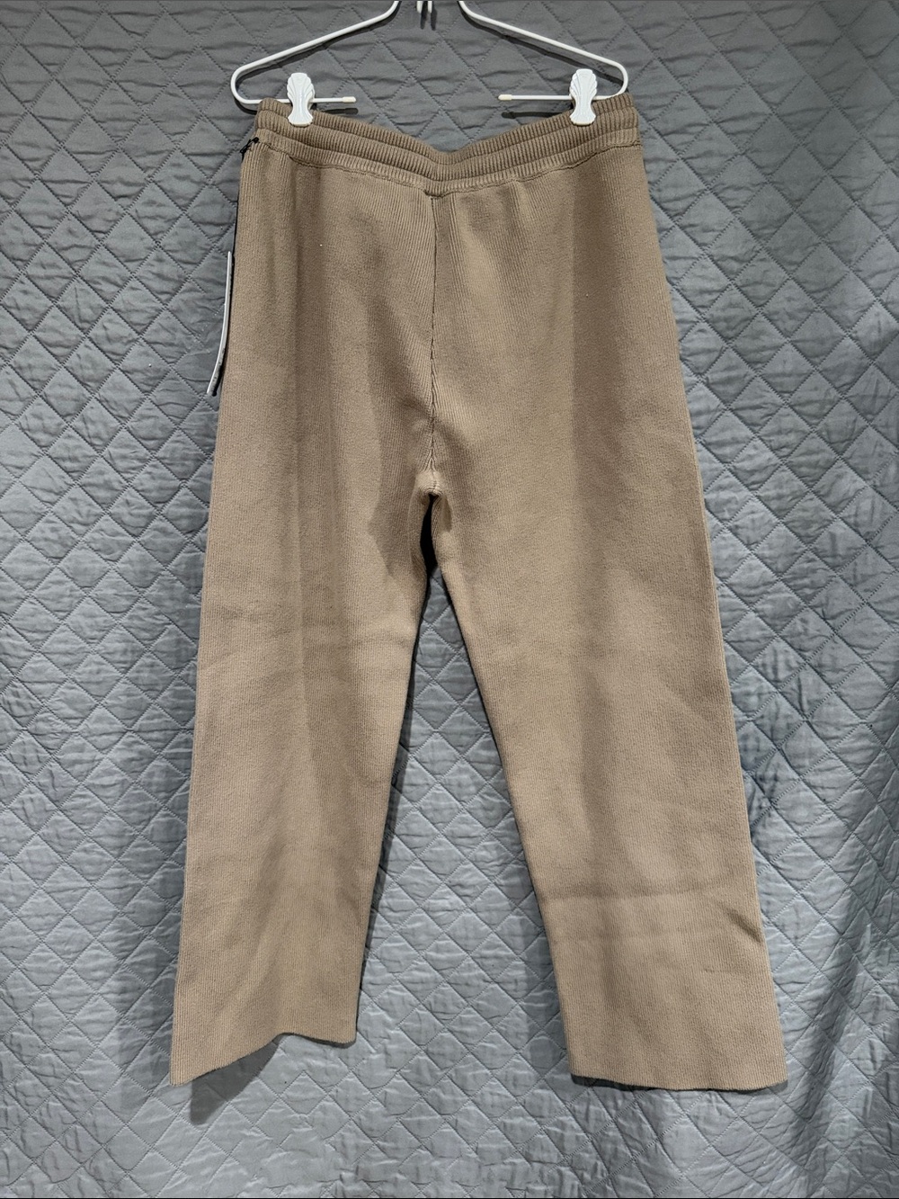 ALO Yoga Scholar Straight Leg Sweatpants Light Cocoa (L) NWT - Picture 5 of 6